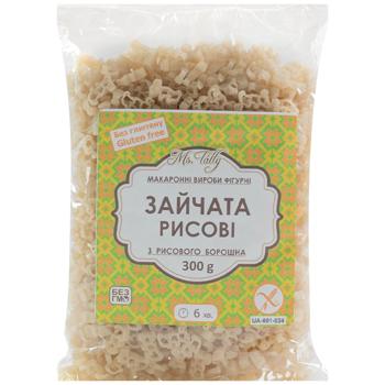 Макаронні вироби Ms.Tally Зайчата рисовi 300г - купити, ціни на Епіцентр FOOD - фото 1
