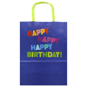 Подарочный пакет Happycom Крафт Everyday Prints 16*8*21см - купить, цены на МегаМаркет - фото 2