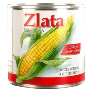 Кукуруза Zlata сахарная 340г - купить, цены на Чудо Маркет - фото 1