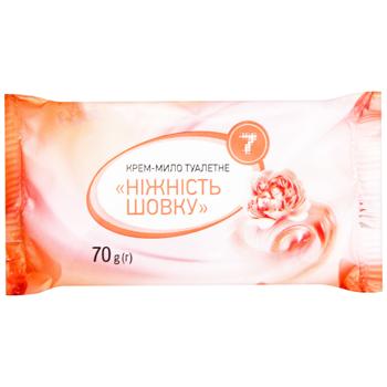 7 Tenderness of Silk Cream Solid Soap 70g - buy, prices for COSMOS - photo 1