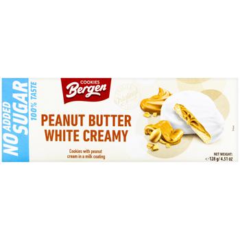 Bergen Cookies with Peanut Cream in Milk Coating 128g - buy, prices for - photo 4