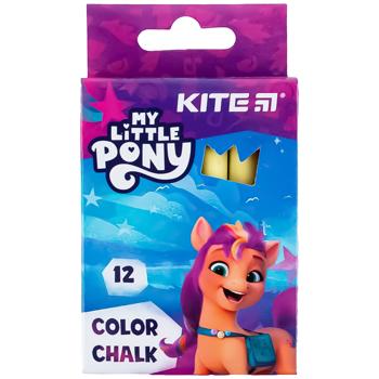 Крейда Kite My Little Pony кольорова 12шт