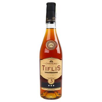 Chateau Tiflis Brandy 3 Years 40% 0.5l - buy, prices for MegaMarket - photo 1