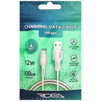 Ridea Prima Lightning White RC-M131 12W USB Cable - buy, prices for Tavria V - photo 1