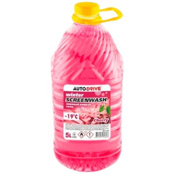Омивач скла Auto Drive Вишня зимовий -19С 5л - купити, ціни на Чудо Маркет - фото 1
