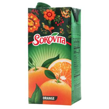 Напиток сокосодержащий Соковита апельсиновый 0,95л