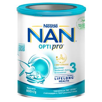 Смесь молочная сухая Nestle Nan 3 Optipro от 12 месяцев 800г - купить, цены на - фото 3