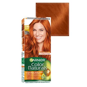 Краска для волос  Garnier Color Naturals 7.4 Медно золотистый - купить, цены на Auchan - фото 2