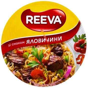 Локшина Reeva зі смаком яловичини 75г - купити, ціни на METRO - фото 2