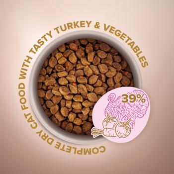 Корм сухой Club 4 Paws Premium Selection с индейкой и овощами для кошек 1,5кг - купить, цены на - фото 2