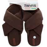 Twins 13878 Wafers Chocolate Women's Slippers s.40