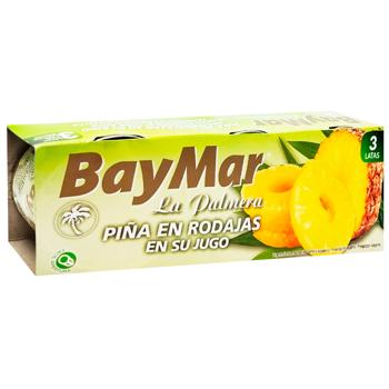 BayMar Pineapple Rings in Own Juice 236ml*3pcs - buy, prices for - photo 3