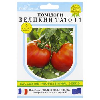 Семена Rich Harvest Помидоры Большой Тато F1 5шт - купить, цены на КОСМОС - фото 1