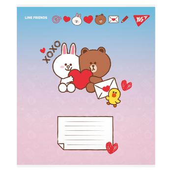 Yes Line Friends Love Letter Lined Notebook А5 12 sheets - buy, prices for NOVUS - photo 3