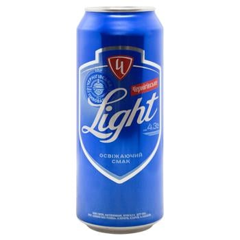 Пиво Черниговское Light светлое 4,3% 0,5л