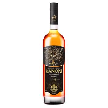 Kanoni Brandy 3yo 40% 0.5l