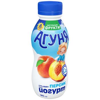 Йогурт Агуня Персик 2,7% 185г - купить, цены на КОСМОС - фото 2