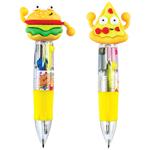 Ручка Centrum Pizza/Hamburger кулькова автоматична 4 кольори 0.7мм в асортименті