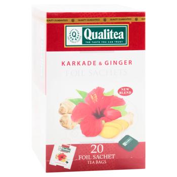 Qualitea Karkade and Ginger Herbal Tea 2g*20pcs - buy, prices for MegaMarket - photo 3