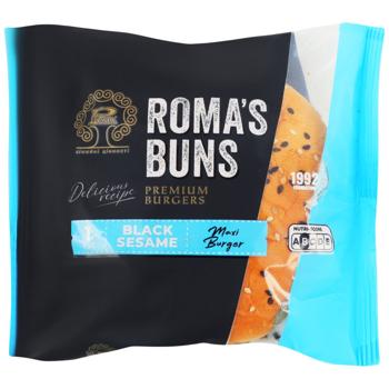 Hlibo Maxi Burger Bun for Burger with Black Sesame 80g - buy, prices for EKO Market - photo 1