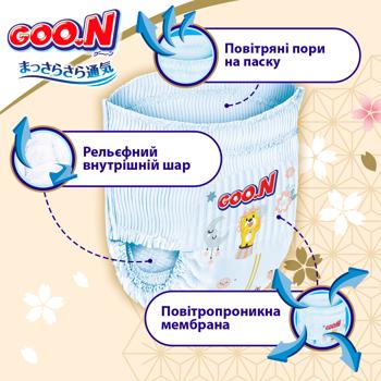 Підгузки-трусики Goo.N Premium Soft 12-17кг XL 36шт - купити, ціни на NOVUS - фото 4