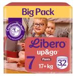 Libero Up&Go Diapers-Panties 7 17+kg 32pcs