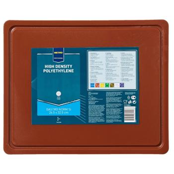 Доска для нарезки Metro Professional коричневая GN 1/2 - купить, цены на METRO - фото 1
