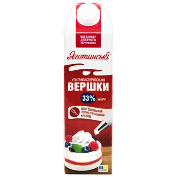 Yagotynski Ultra-Pasteurized Cream 33% 950g - buy, prices for Supermarket "Kharkiv" - photo 3