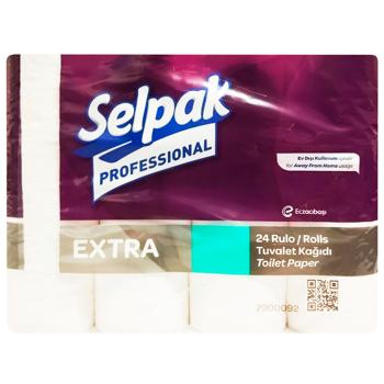 Selpak Extra Two-ply Toilet Paper 24pcs - buy, prices for Supermarket "Kharkiv" - photo 1