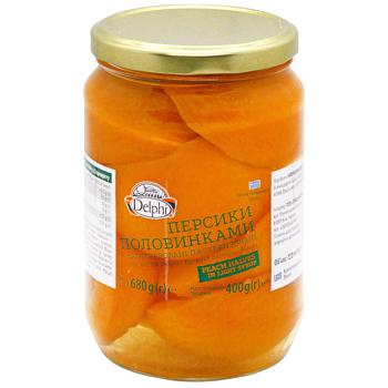 Delphi Canned Peach in Syrup 720ml