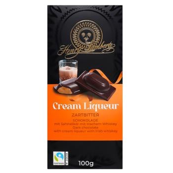 Henry Lambertz Dark Chocolate with Truffle Filling Made from Cream Liqueur with Irish Whiskey 100g - buy, prices for NOVUS - photo 1