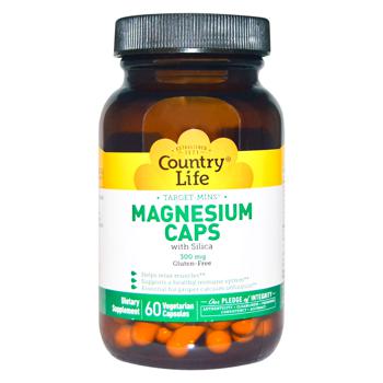 Country Life Magnesium 300mg 60 capsules