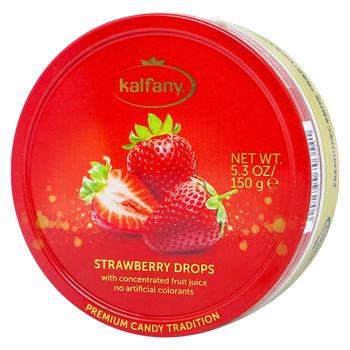 Леденцы Kalfany Strawberry 150г - купить, цены на КОСМОС - фото 1