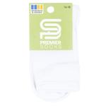 Носки детские Premier Socks рубчик без рисунка р.16-24 белый