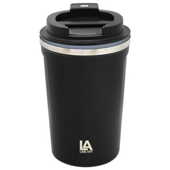 Термокружка Line Art Lima черная 380мл - купить, цены на МегаМаркет - фото 3