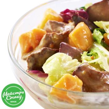 Салат з манго і курячою печінкою - купити, ціни на NOVUS - фото 1