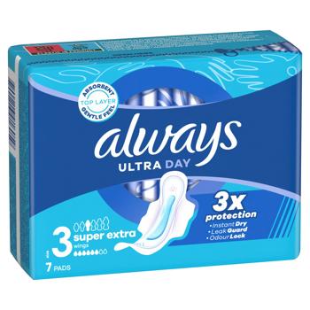 Прокладки гигиенические Always Ultra Day&Night 7шт - купить, цены на КОСМОС - фото 2