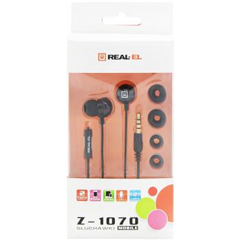 Навушники Real-El Z-1070 Black - купити, ціни на - фото 2