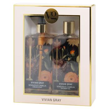 Vivian Gray Sensational Sensuous Camelia Set Shower Gel and Hand Cream Soap 2pcs 350ml