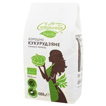 Skviryanka Organic Fine Ground Corn Flour 1kg - buy, prices for Auchan - photo 1