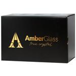 Набор бокалов Amber Glass Crystal Box №7 для виски 2шт 330мл