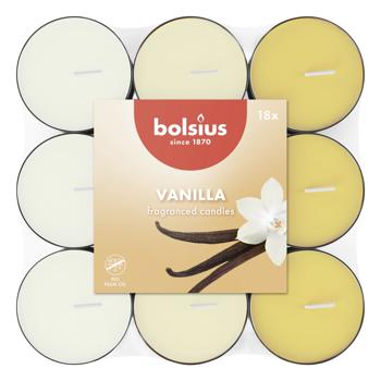 Свічки-таблетки Bolsius True Scents ваніль 18шт