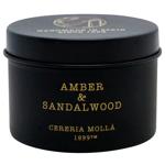 Аромасвеча Cereria Molla Amber & Sandalwood для путешествий 90г