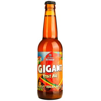 Пиво Volynski Browar Gigant Fruit Ale светлое нефильтрованное 4.5% 0,5л