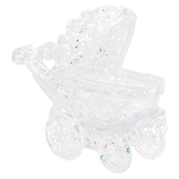 Baby Stroller Christmas Tree Pendant 11*11cm Silver Sequins - buy, prices for Tavria V - photo 2