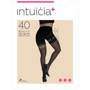 Колготки Intuicia Beauty 3109 40 Den L-XL р Black - купить, цены на - фото 1