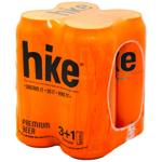 Пиво Hike Premium світле 4,8% 0,5л x 4шт