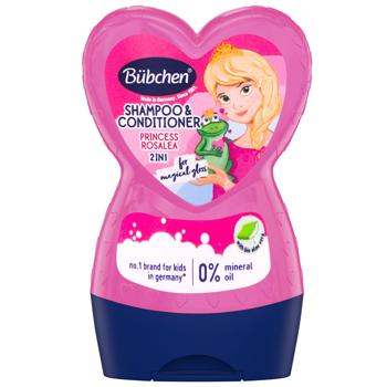 Bubchen Princess Rosalea Baby Shampoo-Conditioner with Magical Shine 230ml - buy, prices for NOVUS - photo 1