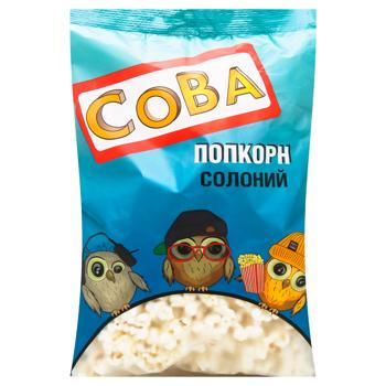 Попкорн Сова Кукурузное наслаждение соленый 100г