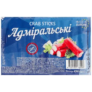 Крабові палички Vici Адміральські заморожені 250г - купити, ціни на Епіцентр FOOD - фото 1